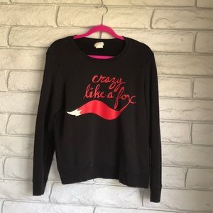 ♠️ rare! Kate spade crazy like a fox pullover